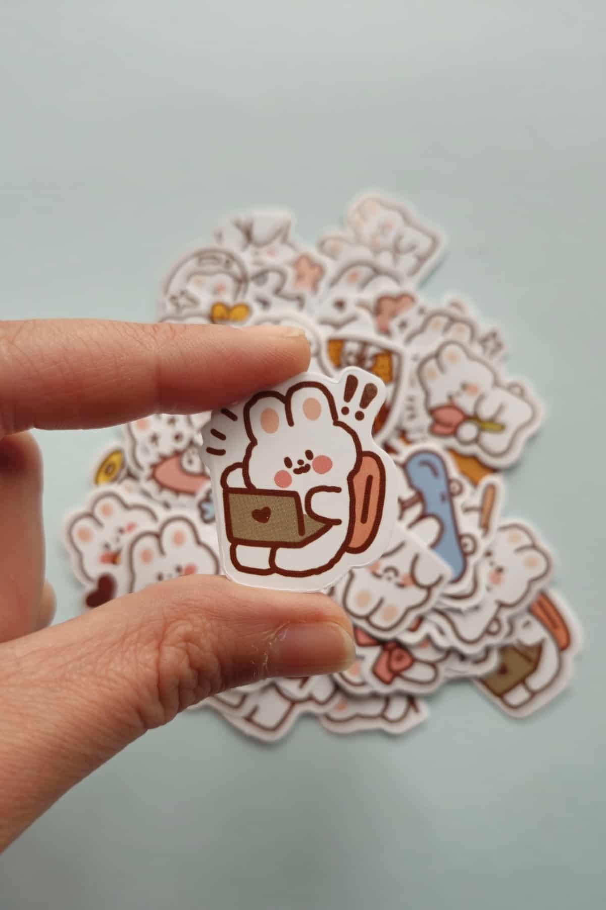 50 Adet Kawaii Sticker Seti Bullet Journal Scrapbook Laptop Ajanda Planlayıcı Mini Sevimli