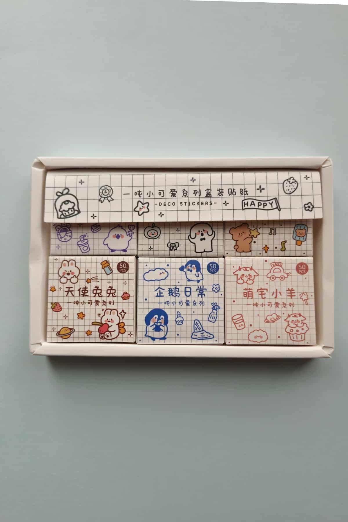 50 Adet Kawaii Sticker Seti Bullet Journal Scrapbook Laptop Ajanda Planlayıcı Mini Sevimli