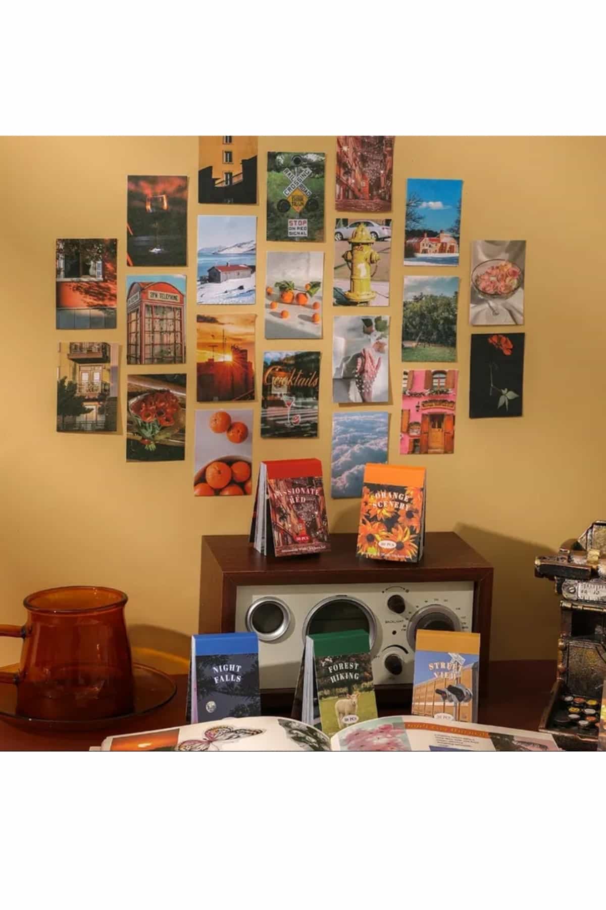 50 Sayfa Washi Sticker Kitapçığı Aesthetic Kare Sticker Ajanda Planlayıcı