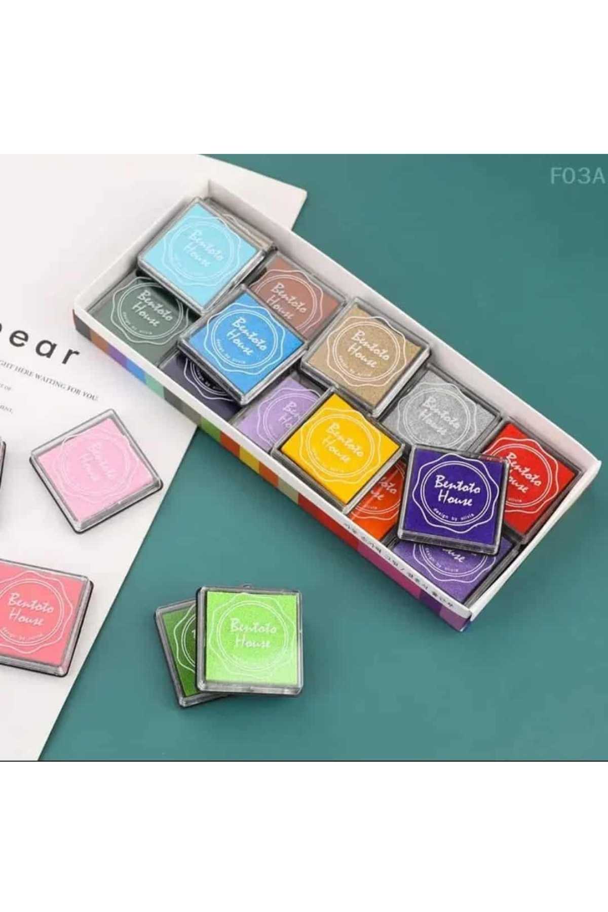 Mini Mürekkep Pedi İnkpad Istanpa Damga Scrapbook Stamp Bullet Journal Küçük Parmak Boya