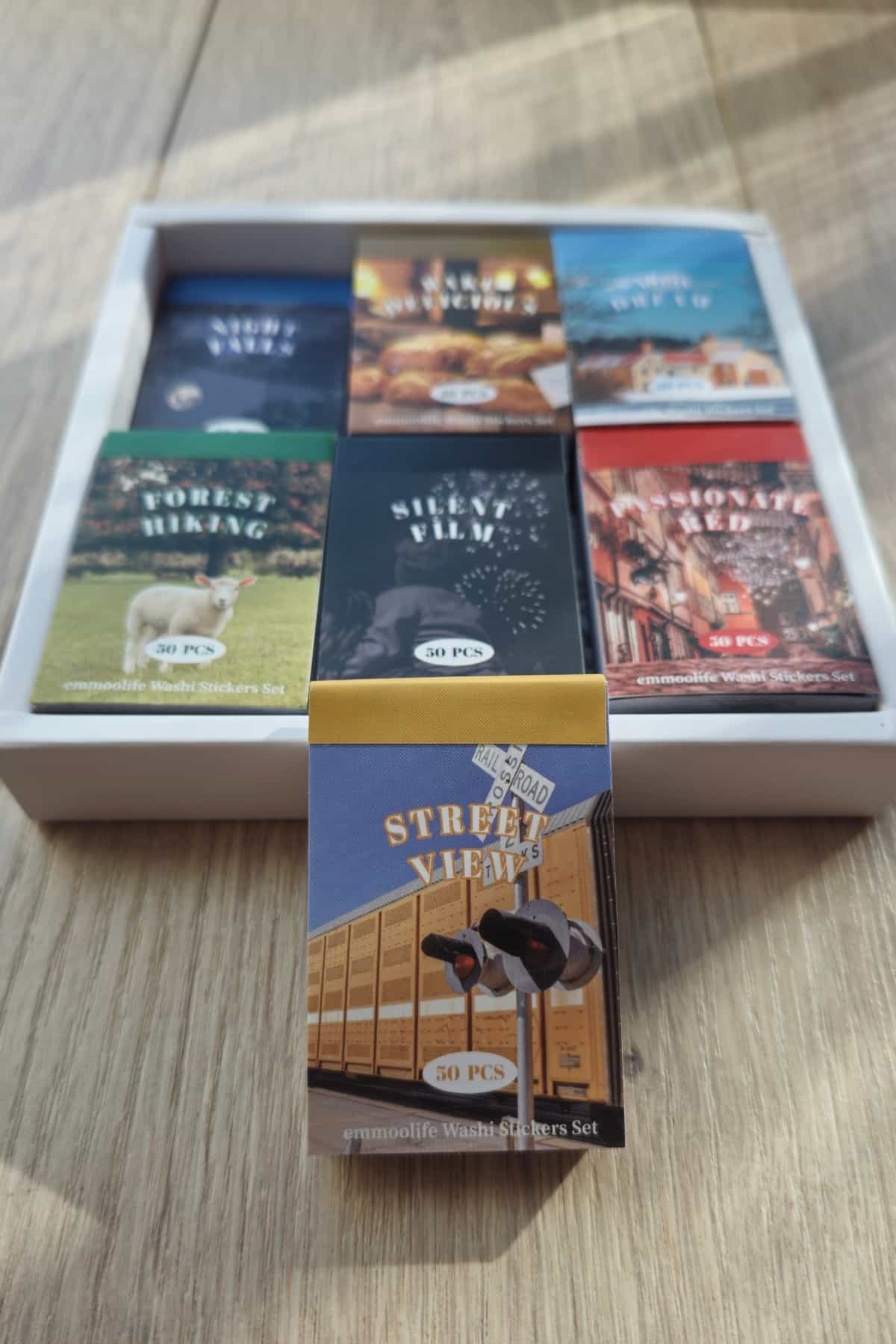 50 Sayfa Washi Sticker Kitapçığı Aesthetic Kare Sticker Ajanda Planlayıcı
