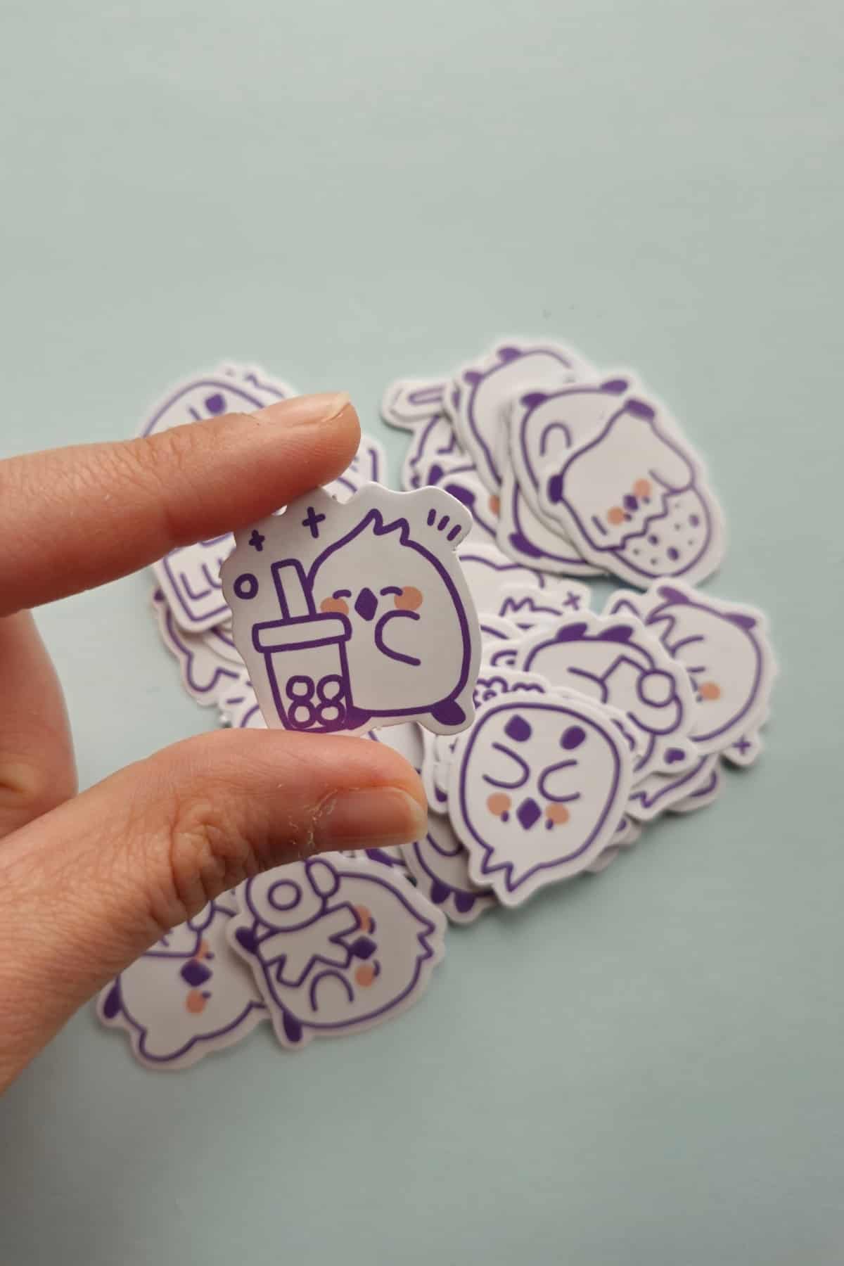 50 Adet Kawaii Civciv Sticker Seti Bullet Journal Scrapbook Laptop Ajanda Planlayıcı Mini Sevimli