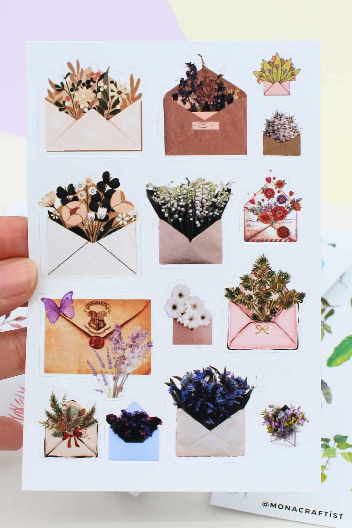 78 Adet Yaprak Sticker Seti Bullet Journal Çiçek Sticker Doğa Sticker