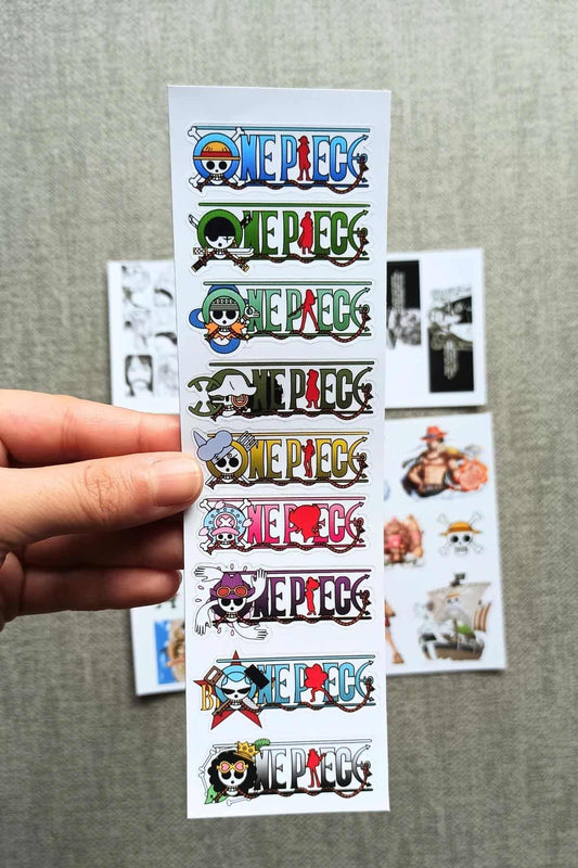 42 Adet One Piece Sticker Anime Sticker Laptop Sticker