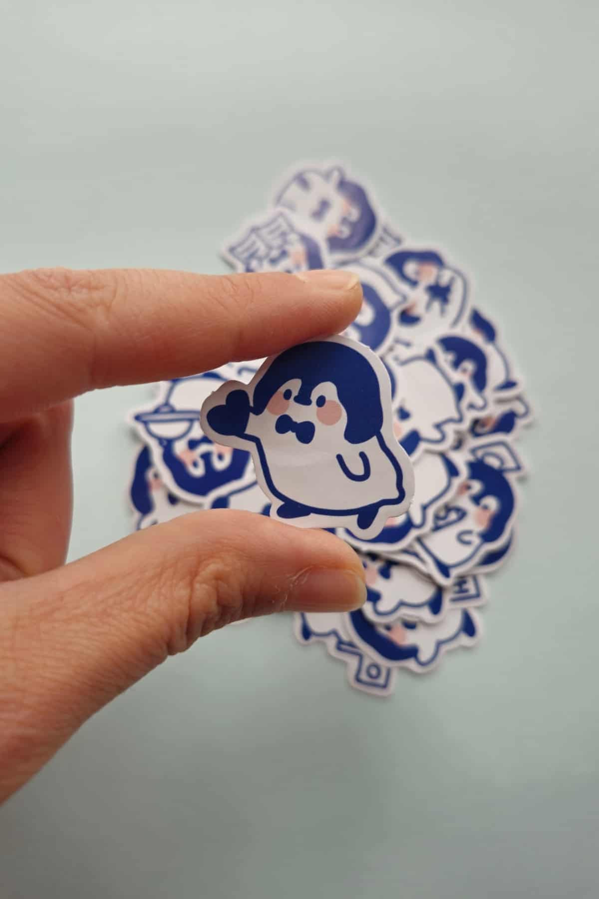50 Adet Kawaii Penguen Sticker Seti Bullet Journal Scrapbook Laptop Ajanda Planlayıcı Mini Sevimli