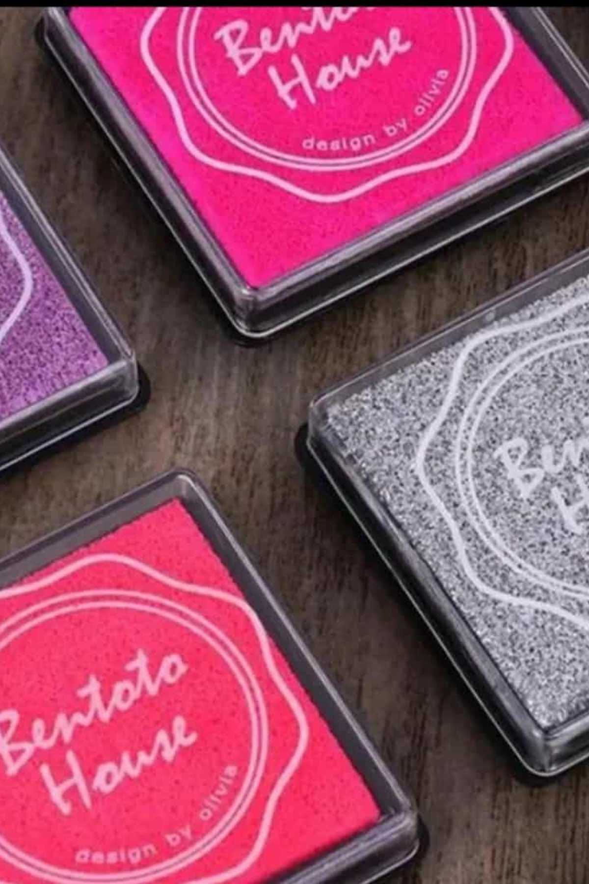 Mini Mürekkep Pedi İnkpad Istanpa Damga Scrapbook Stamp Bullet Journal Küçük Parmak Boya