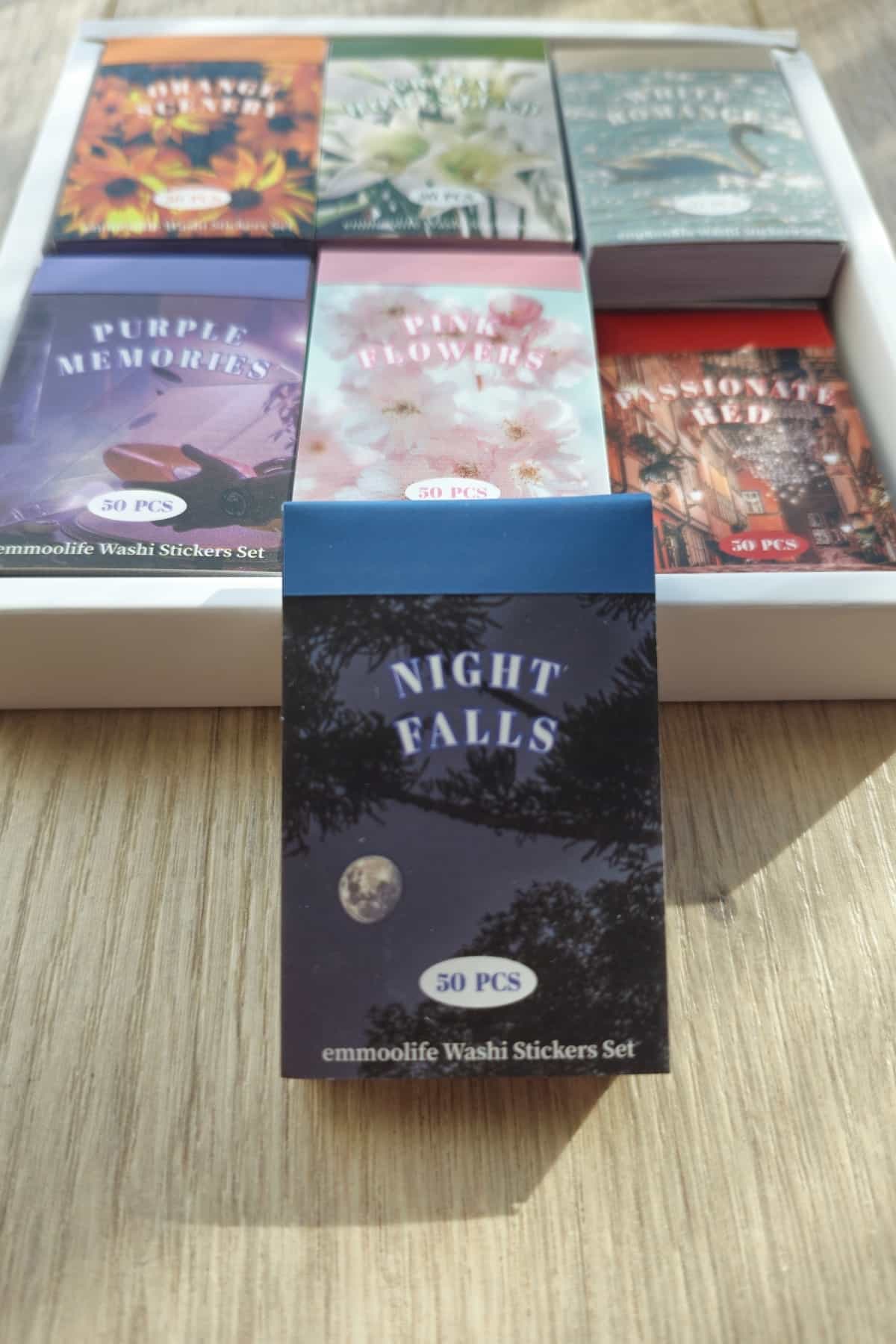 50 Sayfa Washi Sticker Kitapçığı Aesthetic Kare Sticker Ajanda Planlayıcı