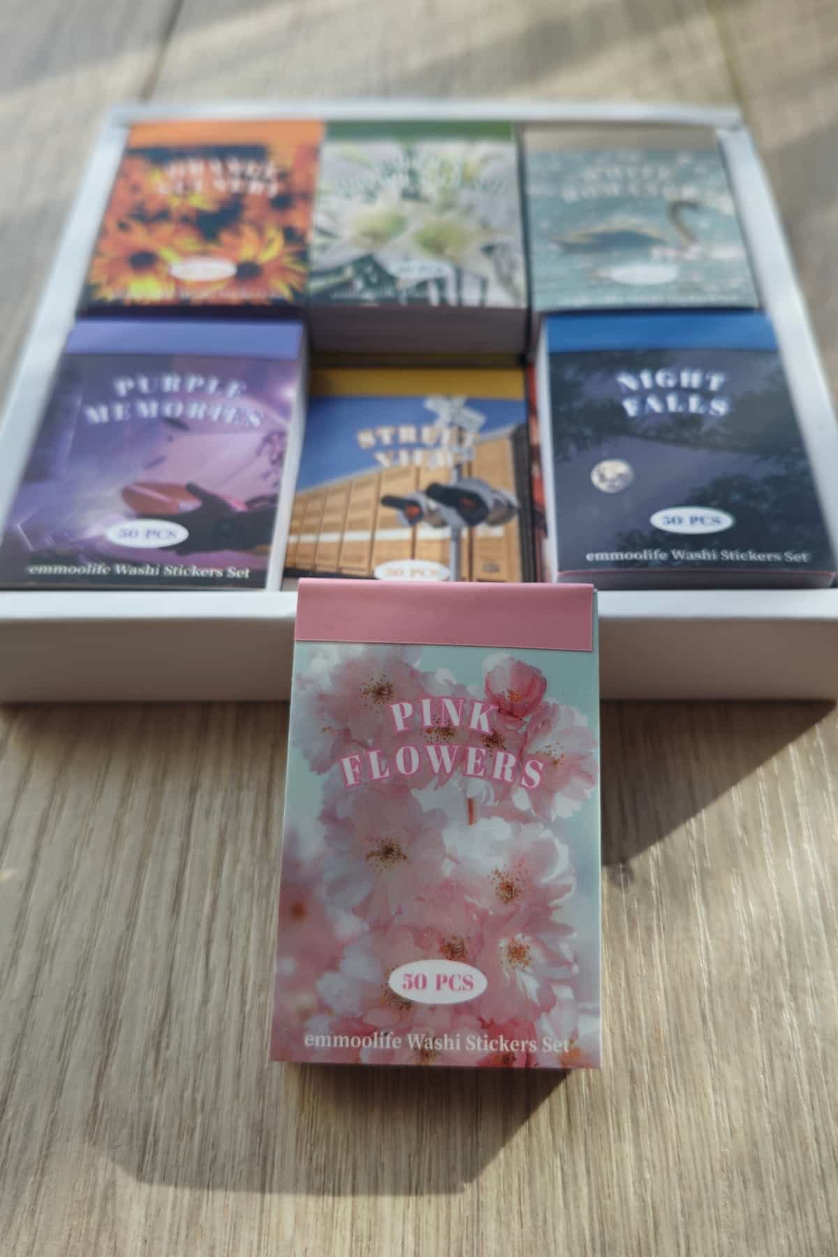50 Sayfa Washi Sticker Kitapçığı Aesthetic Kare Sticker Ajanda Planlayıcı