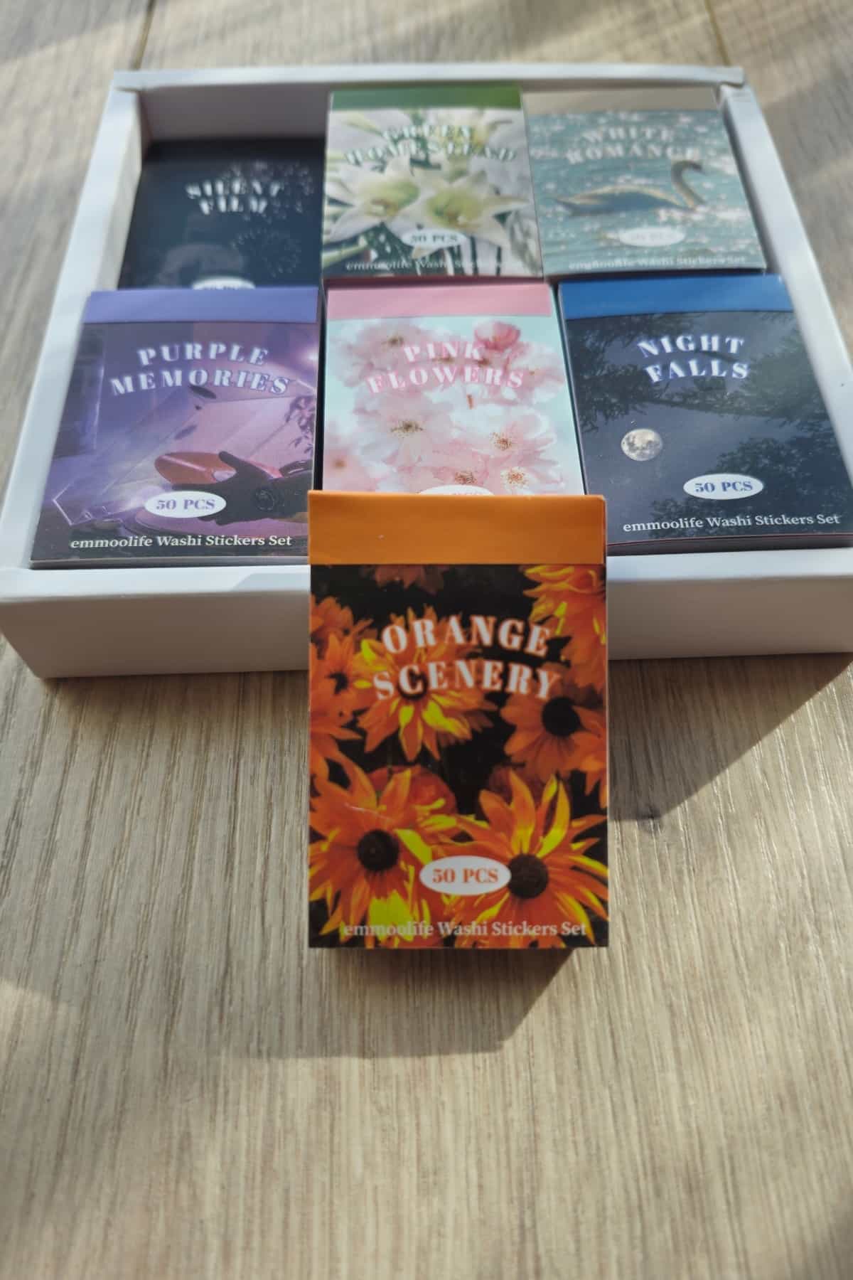 50 Sayfa Washi Sticker Kitapçığı Aesthetic Kare Sticker Ajanda Planlayıcı