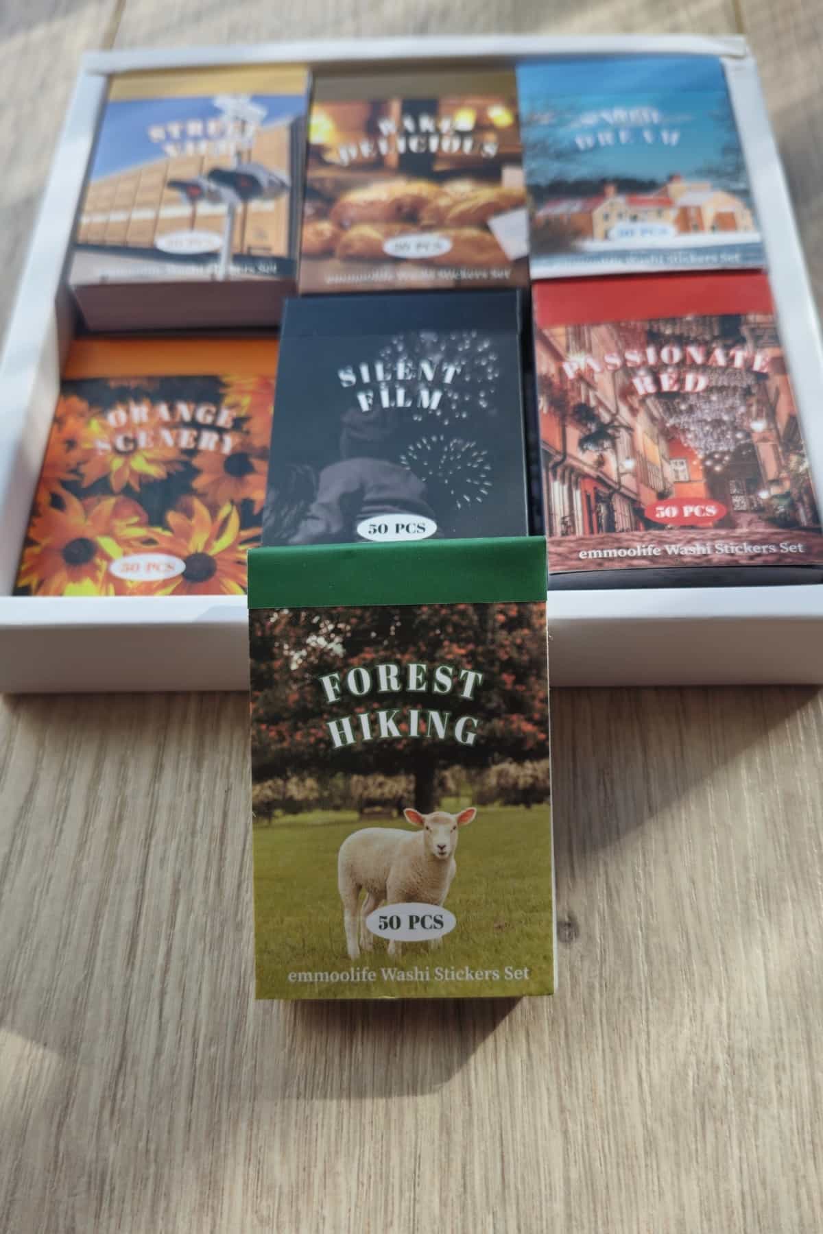 50 Sayfa Washi Sticker Kitapçığı Aesthetic Kare Sticker Ajanda Planlayıcı