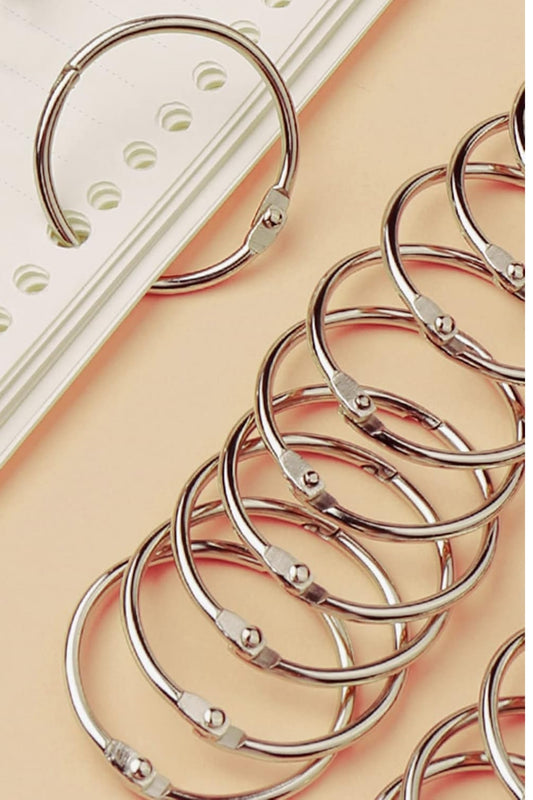 1 Adet Halka Klips Çelik Defter Klipsi