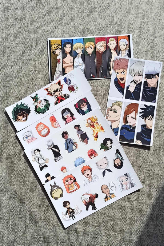 41 Adet Karışık Anime Sticker Seti Laptop Sticker