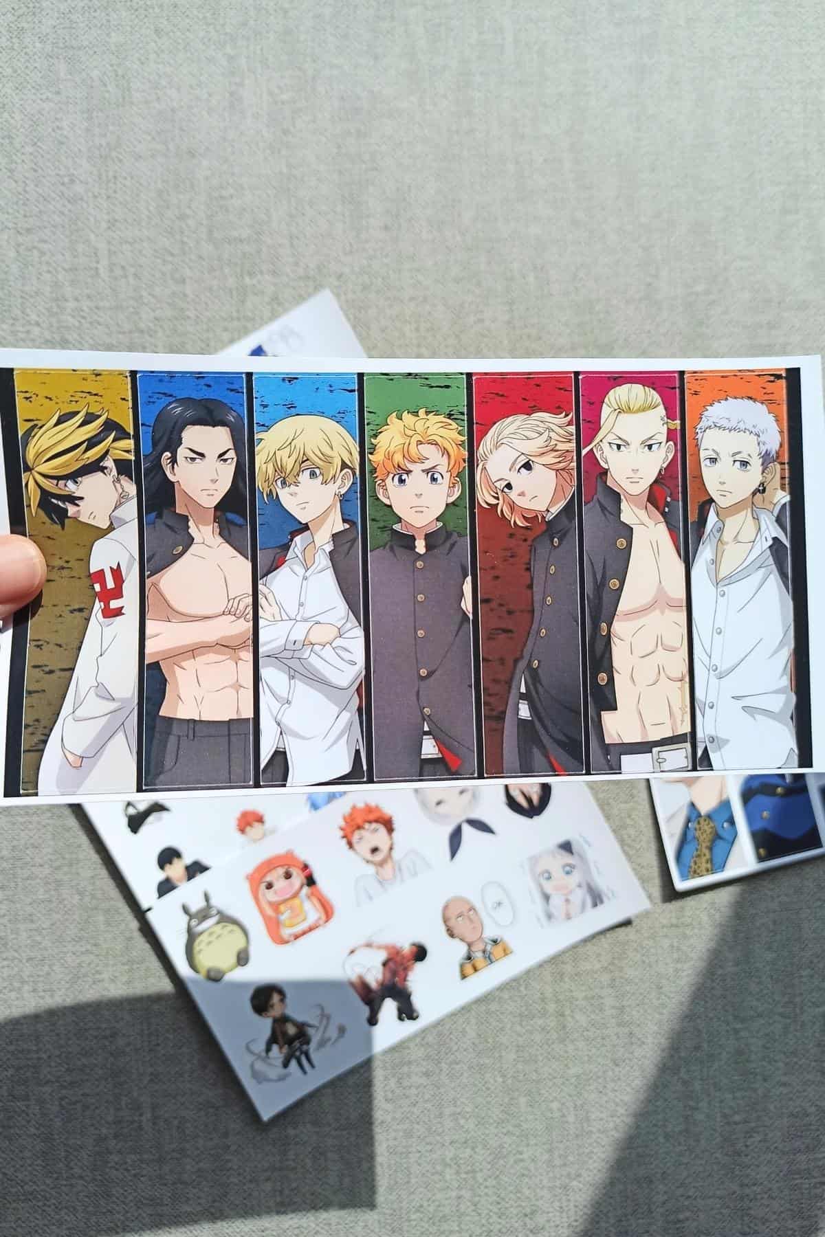 41 Adet Karışık Anime Sticker Seti Laptop Sticker