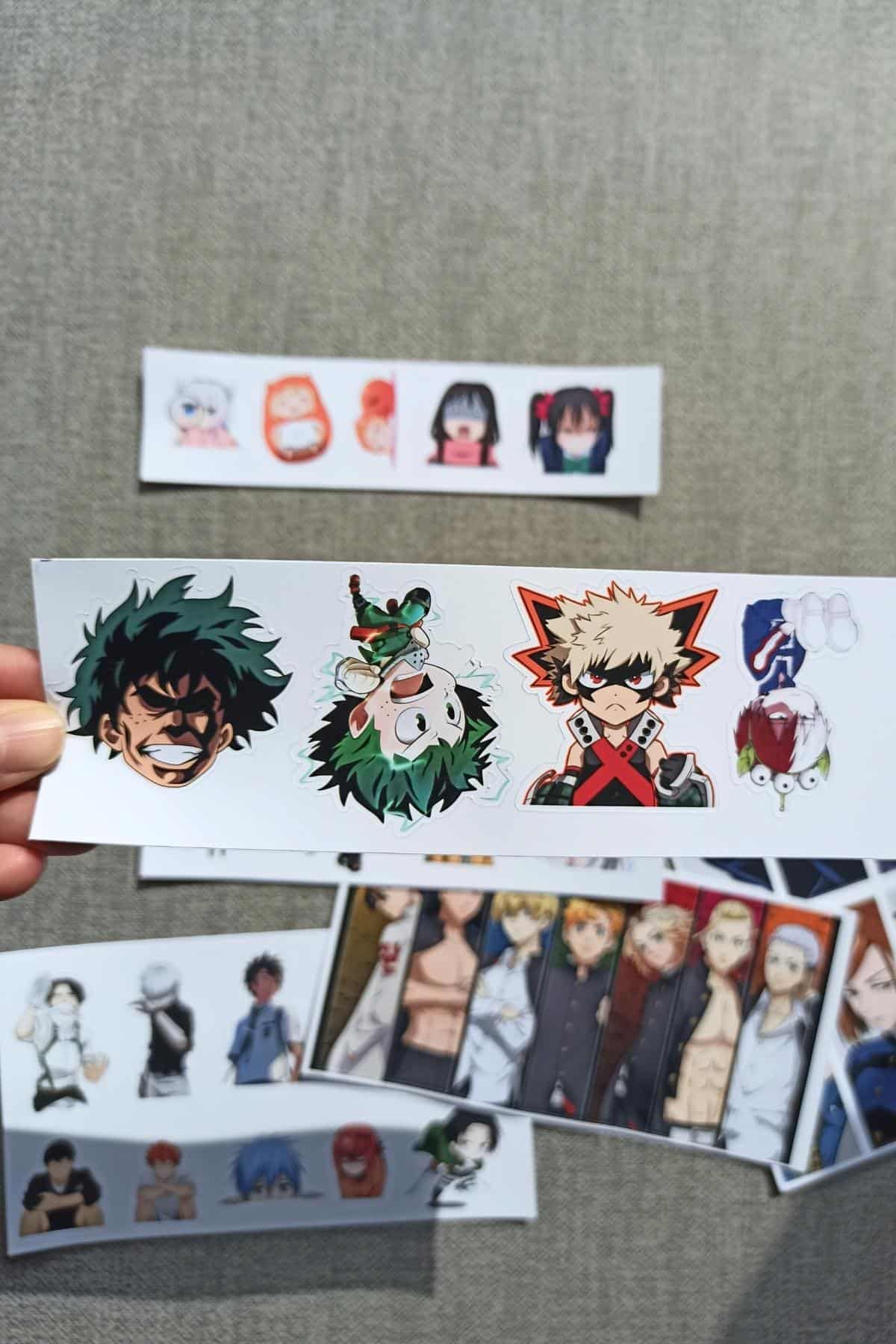 41 Adet Karışık Anime Sticker Seti Laptop Sticker