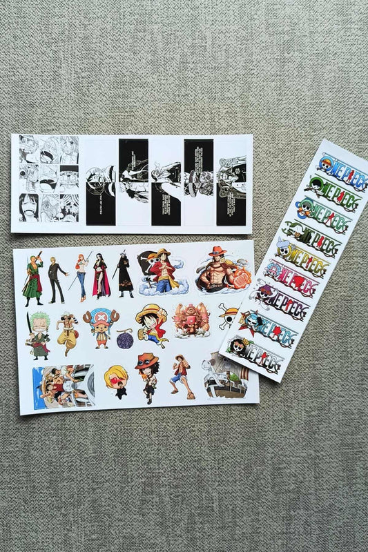 42 Adet One Piece Sticker Anime Sticker Laptop Sticker