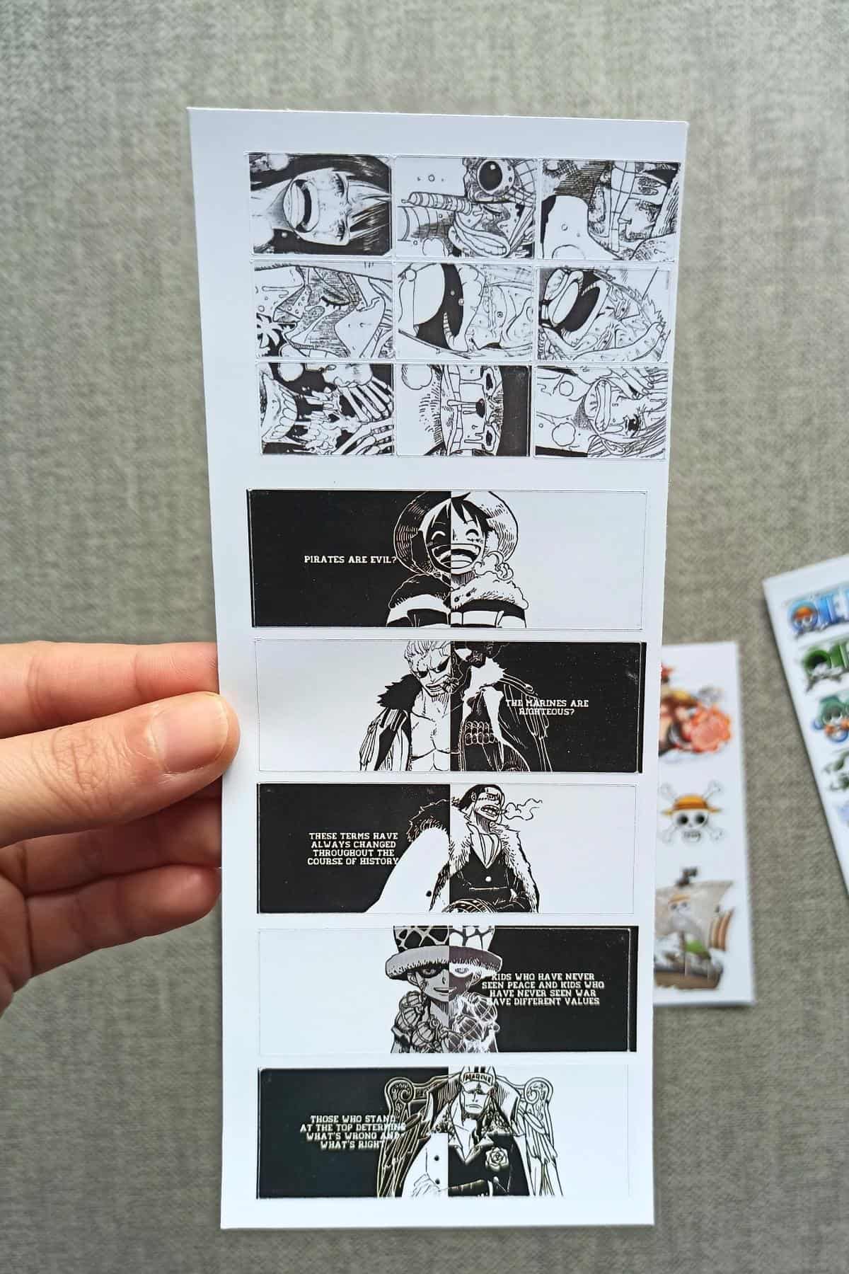 42 Adet One Piece Sticker Anime Sticker Laptop Sticker
