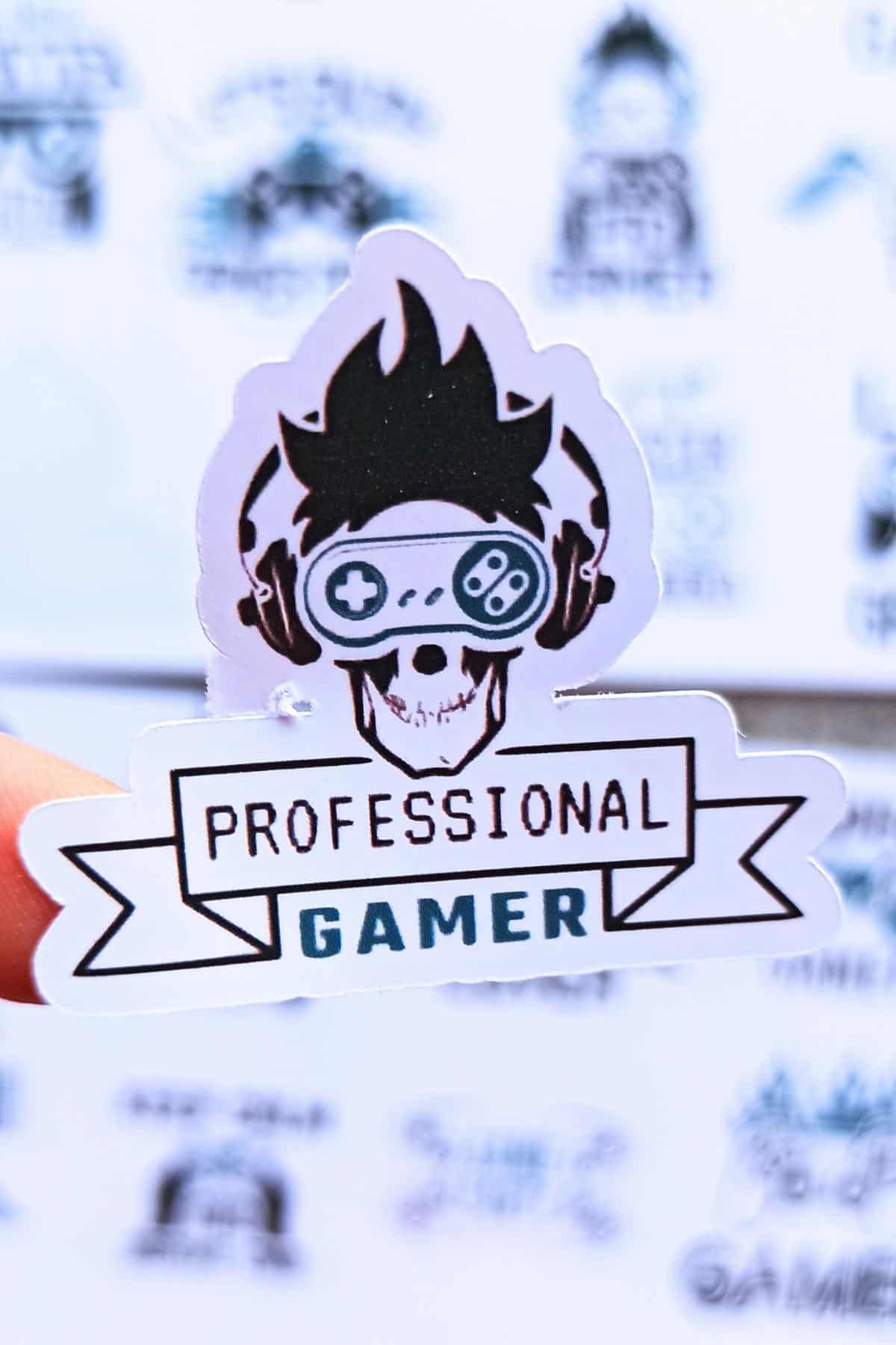 24 Adet Gamer Sticker Seti Oyuncu Sticker Laptop Sticker