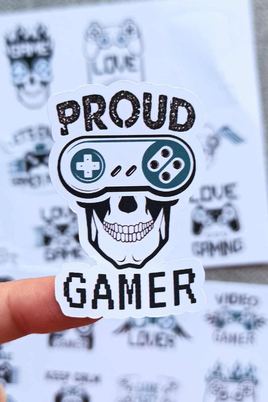 24 Adet Gamer Sticker Seti Oyuncu Sticker Laptop Sticker