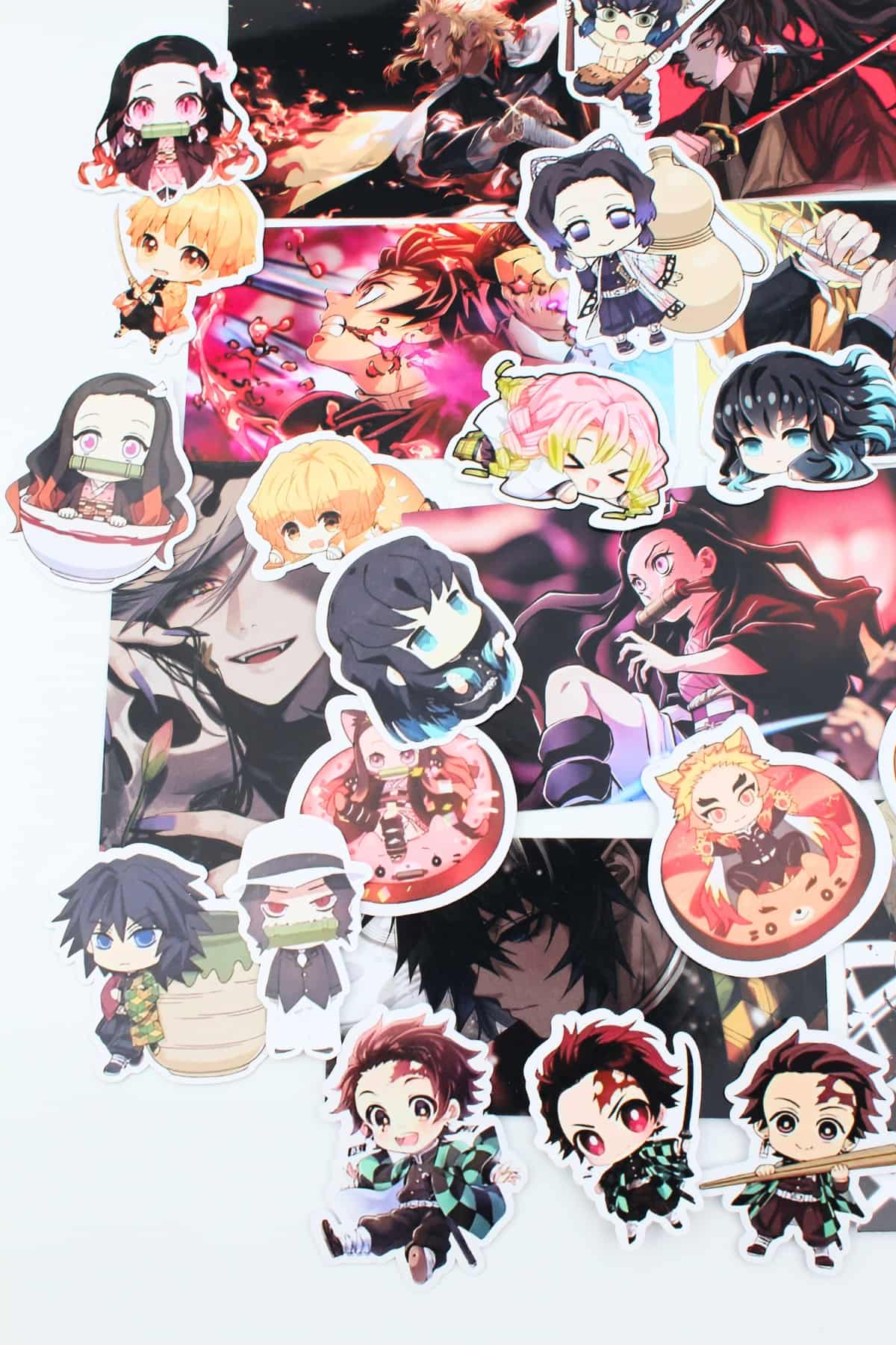 29 Adet Demon Slayer Sticker Seti Laptop Sticker Kimetsu No Yaiba Sticker Anime Sticker