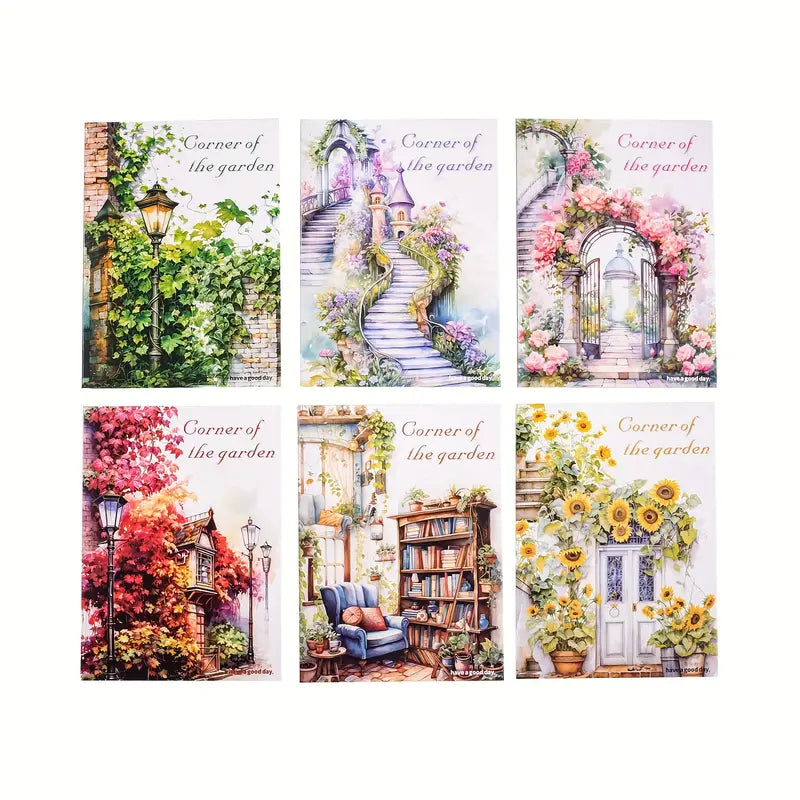 30 Adet Şeffaf Bahçe Temalı Sticker Seti Bullet Journal Scrapbook Şeffaf Sticker Laptop Ajanda Planlayıcı