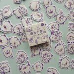 50 Adet Kawaii Civciv Sticker Seti Bullet Journal Scrapbook Laptop Ajanda Planlayıcı Mini Sevimli