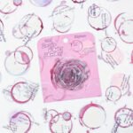 30 Adet Şeffaf Yazılı Mor Sticker Bullet Journal Scrapbook Laptop Ajanda Planlayıcı