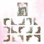 30 Adet Şeffaf Pembe Gül Kenar Sticker Bullet Journal Scrapbook Laptop Ajanda Planlayıcı