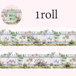 Şeffaf Siyah Çit Şerit Pet Bant Rulo 4cmx2m Scrapbook Bullet Journal Ajanda Washi Tape