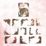 30 Adet Şeffaf Kırmızı Gül Kenar Sticker Bullet Journal Scrapbook Laptop Ajanda Planlayıcı