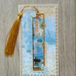 Gün Doğumu Van Gogh Püsküllü Altın Renk Metal Kitap Ayracı Hediyelik Sanatsal