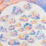 30 Adet Şeffaf Gökkuşağı Bulut Sticker Bullet Journal Scrapbook Laptop Ajanda Planlayıcı