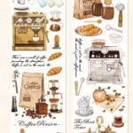 Washi Bant Rulo 5cmx2m Scrapbook Bullet Journal Ajanda Washi Tape Günlük Planlayıcı Kahverengi