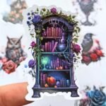 12 Adet Gothic Sticker Bullet Journal Scrapbook Laptop Sticker