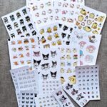 500 Adet Hello Kitty Sticker Seti 20 Parça Kuromi My Melody Sanrio Laptop Sticker