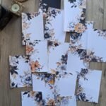 15 Adet Eskitme Vintage Gül Scrapbook Kağıt Seti Bullet Journal Dekupaj Kağıdı