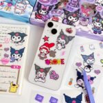 25 Parça 125 Adet Şeffaf Kuromi Sticker Seti Sanrio