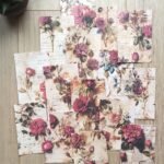15 Adet Eskitme Vintage Gül Temalı Scrapbook Kağıt Seti Bullet Journal Dekupaj Kağıdı