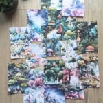 15 Adet Büyülü Orman Temalı Scrapbook Kağıt Seti Bullet Journal Dekupaj Kağıdı