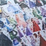 62 Adet Scrapbook Prenses Elbise Temalı Scrapbook Kağıt Seti Bullet Journal Dekupaj Kağıdı