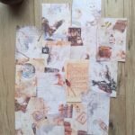 14 Adet Harry Potter Büyücü Temalı Scrapbook Kağıt Seti Bullet Journal Dekupaj Kağıdı