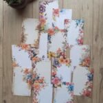 15 Adet Eskitme Vintage Çiçek Temalı Scrapbook Kağıt Seti Bullet Journal Dekupaj Kağıdı