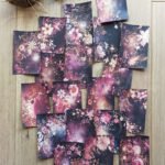 20 Adet Eskitme Vintage Pembe Siyah Temalı Scrapbook Kağıt Seti Bullet Journal Dekupaj Kağıdı