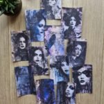 12 Adet Scrapbook Gothic Girl Temalı Scrapbook Kağıt Seti Bullet Journal Dekupaj Kağıdı Gotik Kız