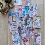 15 Adet Artistik Kolaj Temalı Scrapbook Kağıt Seti Bullet Journal Dekupaj Kağıdı Renkli