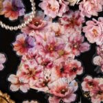 20 Adet Yaldızlı Şeffaf Pembe Çiçek Sticker Bullet Journal Scrapbook Laptop Ajanda Planlayıcı