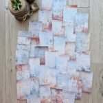 33 Adet Eskitme Vintage Temalı Scrapbook Kağıt Seti Bullet Journal Dekupaj Kağıdı