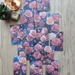 15 Adet Eskitme Vintage Vitray Çiçek Temalı Scrapbook Kağıt Seti Bullet Journal Dekupaj Kağıdı