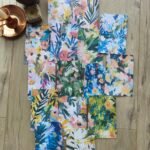 15 Adet Yağlı Boya Çiçek Temalı Scrapbook Kağıt Seti Bullet Journal Dekupaj Kağıdı