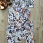 15 Adet Kırmızı Siyah Beyaz Çiçek Temalı Scrapbook Kağıt Seti Bullet Journal Dekupaj Kağıdı