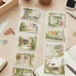 8 Adet Şeffaf Pencere Sticker Bullet Journal Scrapbook Laptop Ajanda Planlayıcı